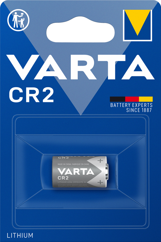 Varta photo battery lithium CR2 Varta photo battery lithium CR2