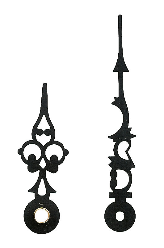 Clock hand black 78/51 mm Clock hand black 78/51 mm