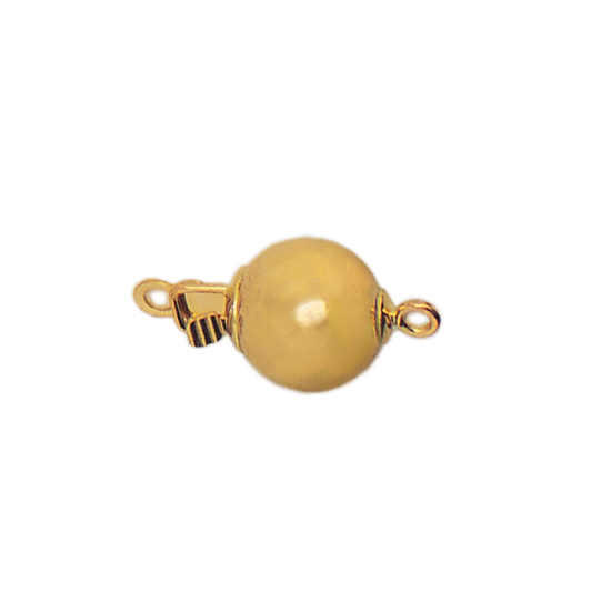 Ball clasp 9 mm polished Ball clasp 9 mm polished