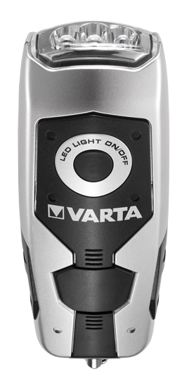 Varta Dynamo Light LED incl. batteria ricaricabile