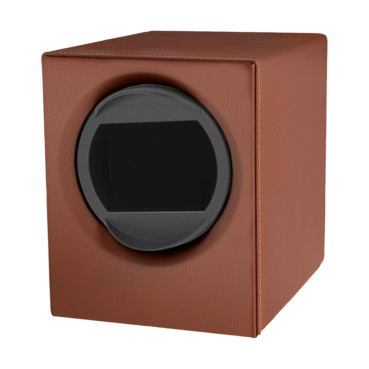 5569_140 Augusta watch winder for 1 watch, leather brown