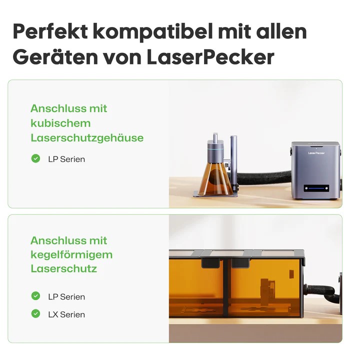 Air purifier for the LaserPecker LP and LX series