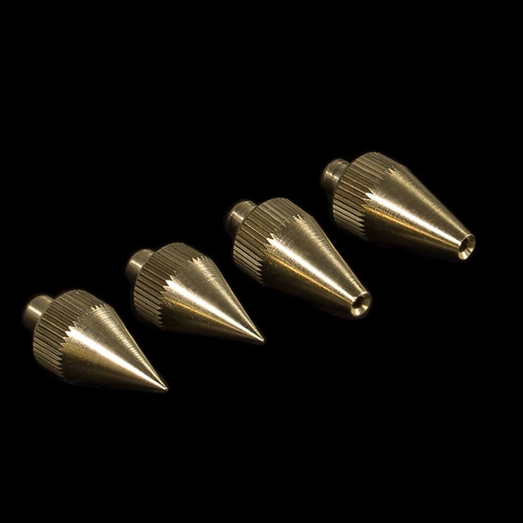 Kit di supporti a cono JURA QC con punte piane e appuntite Kit di supporti a cono JURA QC con punte piane e appuntite
