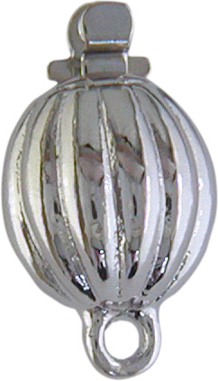 Chiusura gioiello metallo rodiato