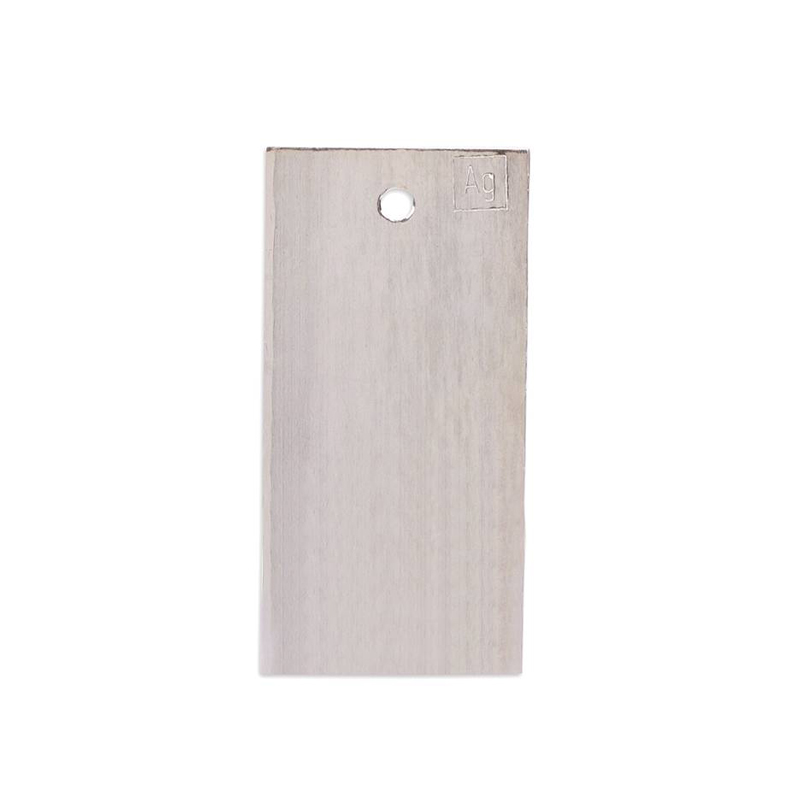 Fine-silver anode 150 x 50 mm Fine-silver anode 150 x 50 mm