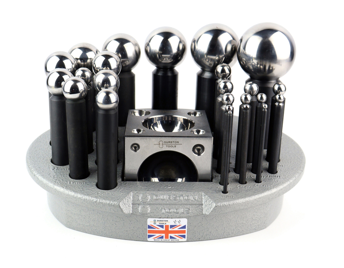 Durston round head punches with forming block Durston round head punches with forming block