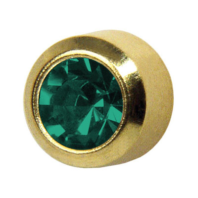 Medico ear studs, yellow