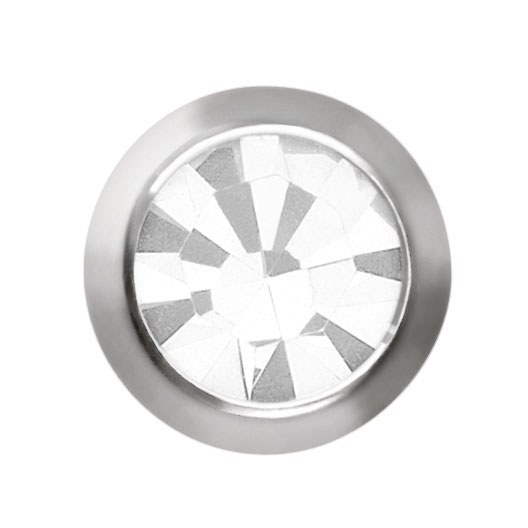 System 75 Kids line ear studs, white System 75 Kids line ear studs, white