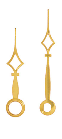 Clock hand yellow 38/31 mm Clock hand yellow 38/31 mm