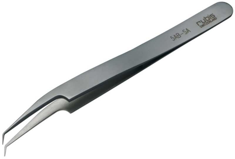 Rubis Pinzette Inox Nr. 5AB Rubis Pinzette Inox Nr. 5AB