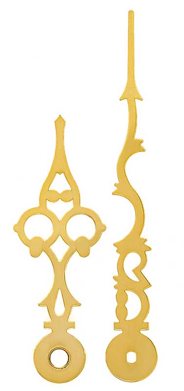 Clock hand yellow 103/72 mm Clock hand yellow 103/72 mm