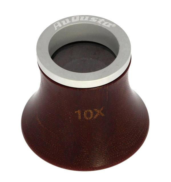 Watchmakers eye loupe in wood look