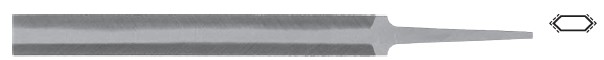Lima a fendre taglio 4 - 75 mm
