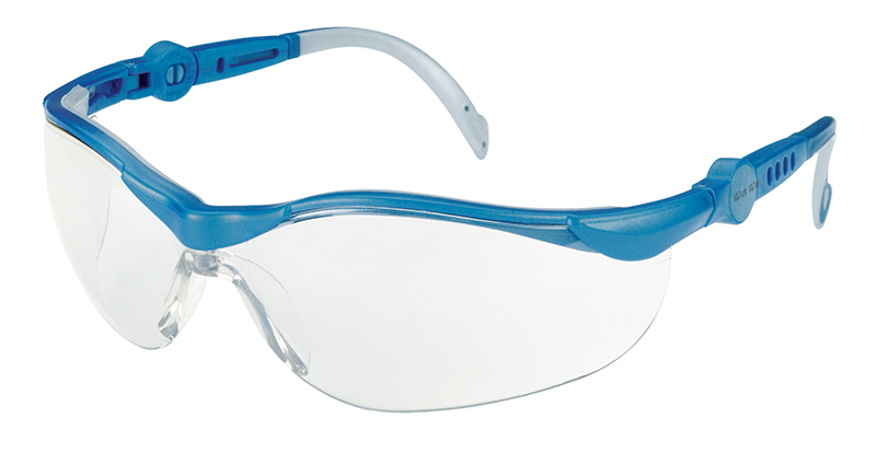 Schutzbrille blau/grau