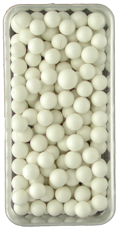 Ceramic balls media white