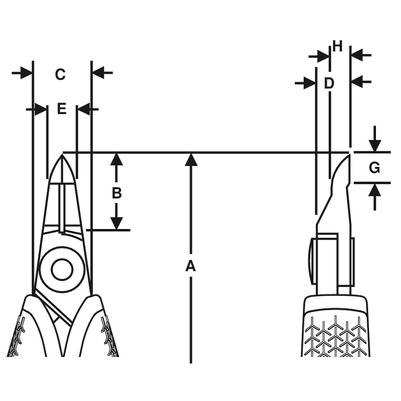 Lindström pointy shear cutter