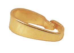 Schlaufen glatt, 9 mm Gold 333