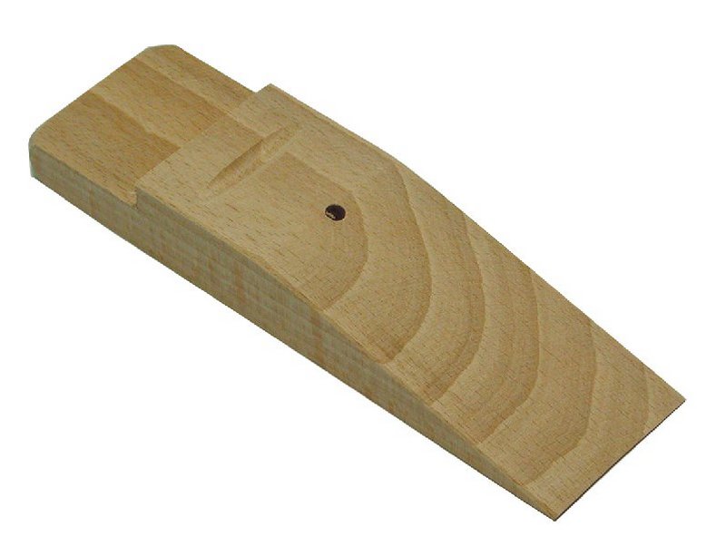Hardwood bench pin