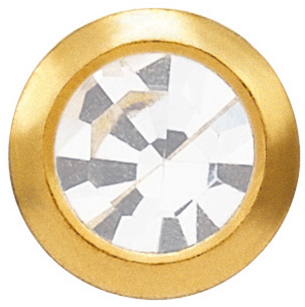 System 75 ear studs, 18 ct yellow gold System 75 ear studs, 18 ct yellow gold