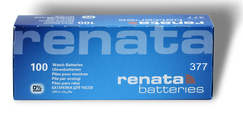 Renata watch batteries 377