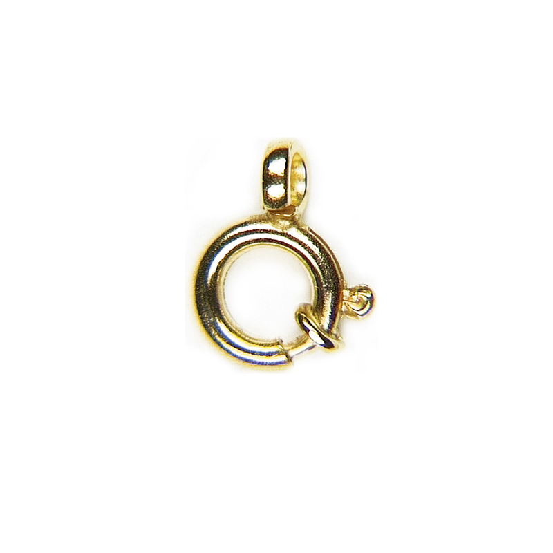 Anello a molla con collare rinforzato 6 mm Anello a molla con collare rinforzato 6 mm