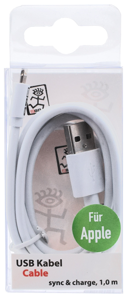 2GO Daten-/Ladekabel USB zu Apple Lightning 