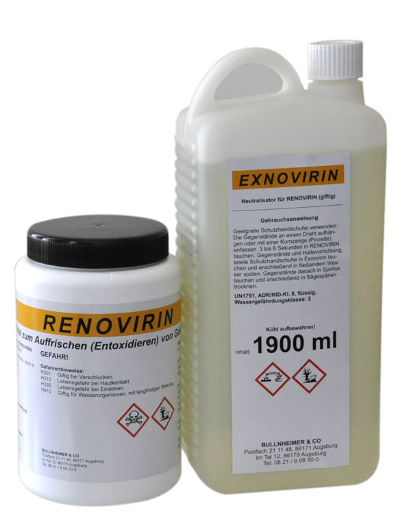 Entoxydationsmittel Renovirin-Exnovirin