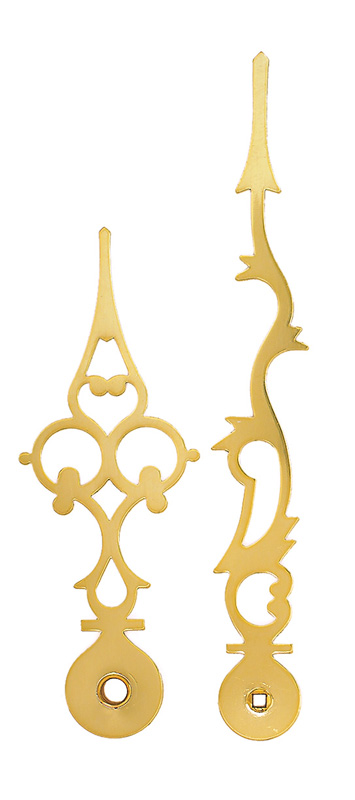 Clock hands yellow 121/ 86 mm Clock hands yellow 121/ 86 mm