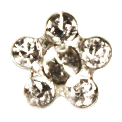 System 75 Kids line ear studs, white System 75 Kids line ear studs, white