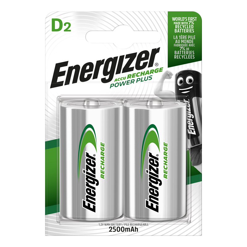 ENERGIZER Mono Accu RECHARGE POWER PLUS 2500 mAh ENERGIZER Mono Accu RECHARGE POWER PLUS 2500 mAh