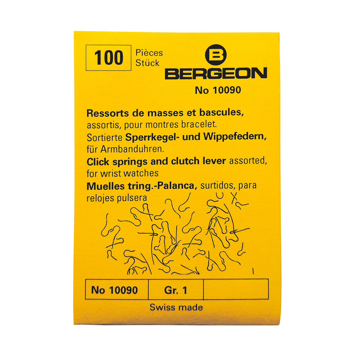 Bergeon Sperrkegel- und Wippfedern