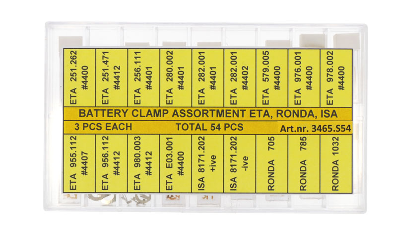 Battery clamps, assorted