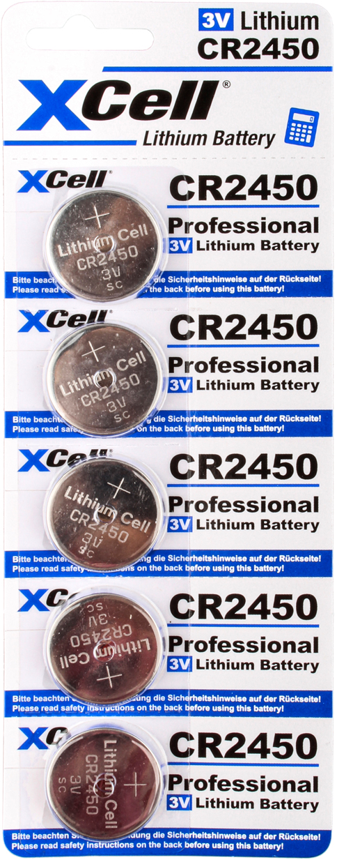 Batterie al litio XCell CR2450 Batterie al litio XCell CR2450