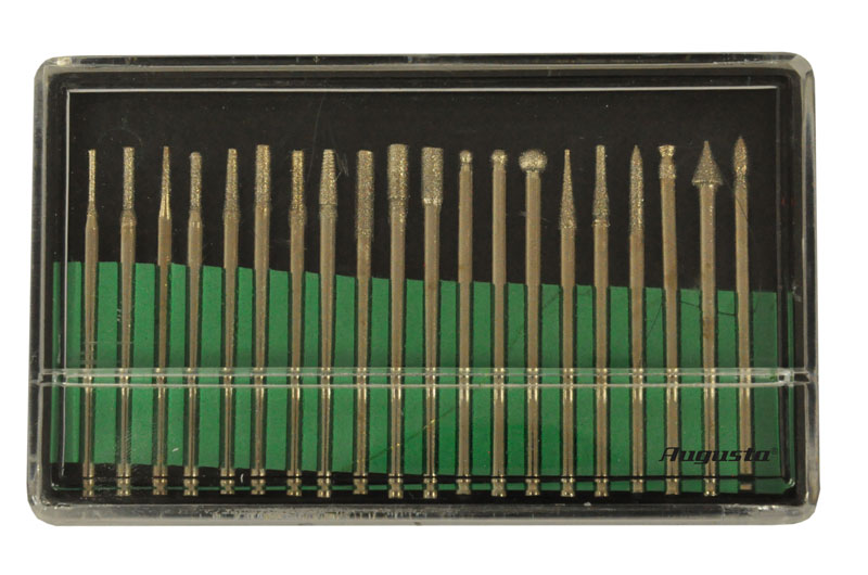 Assortment of diamond burs Assortment of diamond burs