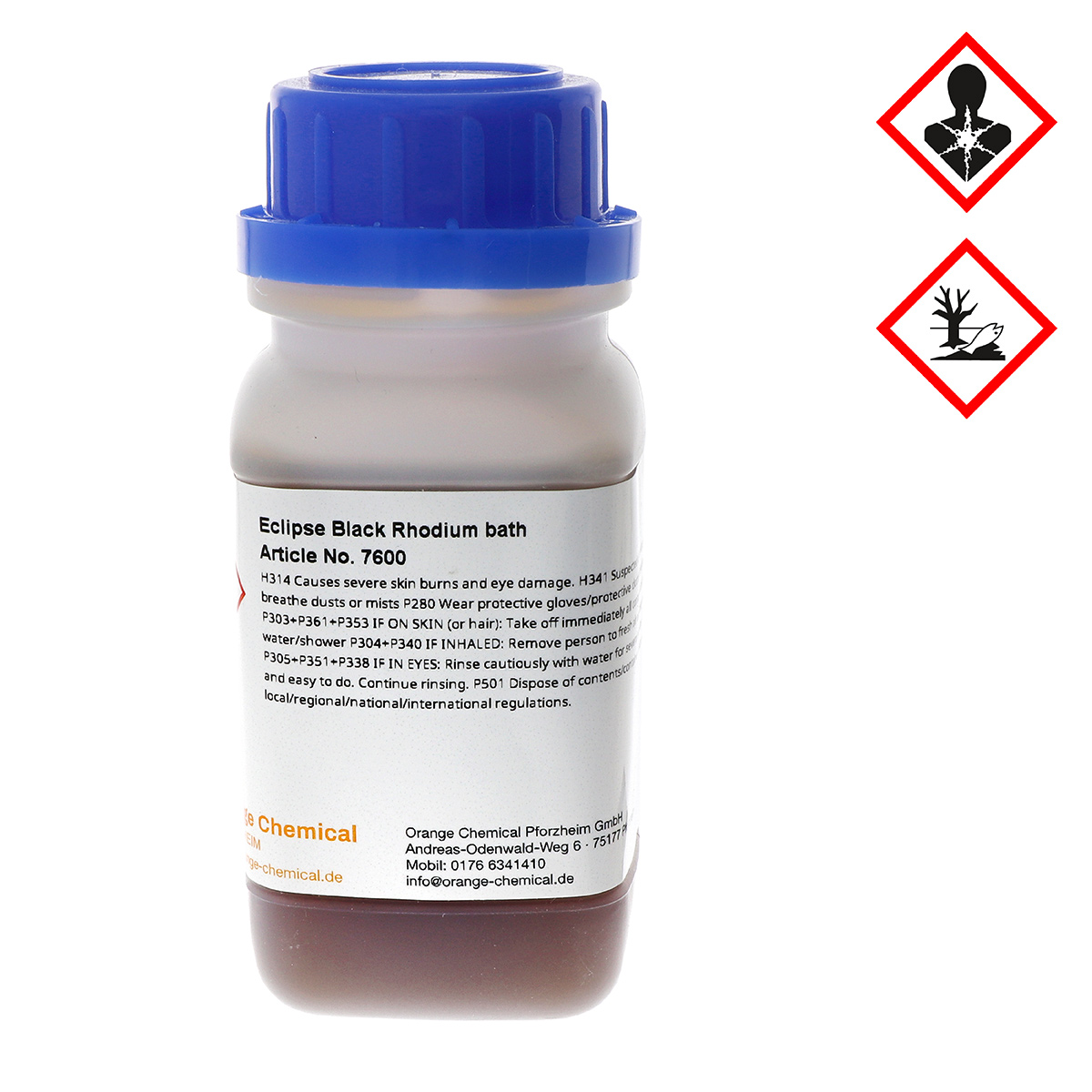 Rodiatura nera Ora per stilogalvanica