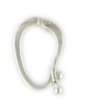HOOK-IN LOOPS SILVER GOLD PLATED