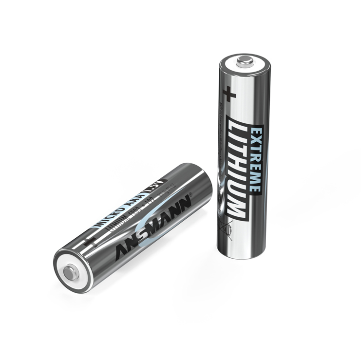 ANSMANN batterie Micro LITHIUM EXTREM LR03 - AAA - blister da 2 pezzi ANSMANN batterie Micro LITHIUM EXTREM LR03 - AAA - blister da 2 pezzi