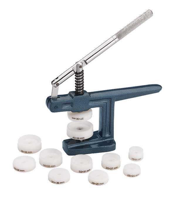 Press for cases and watch glasses Press for cases and watch glasses