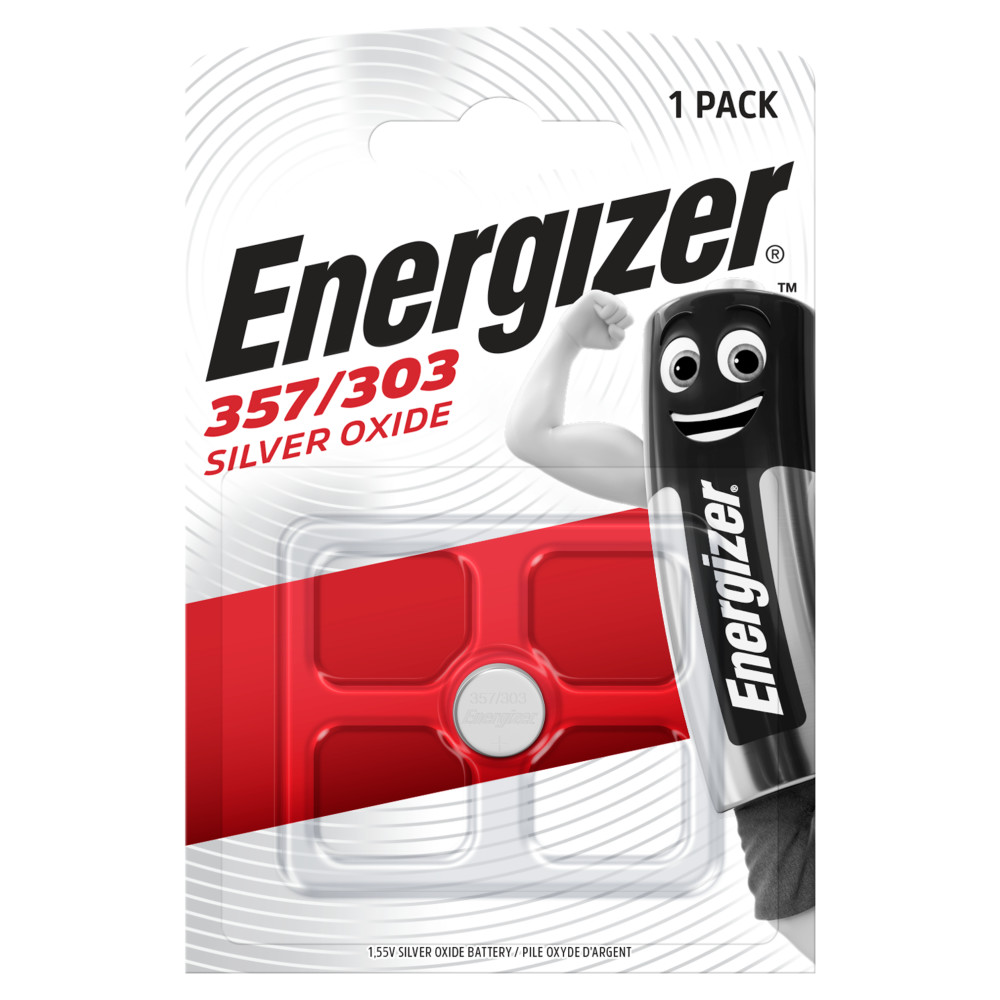 357.MBUC Energizer watch batteries 357/303