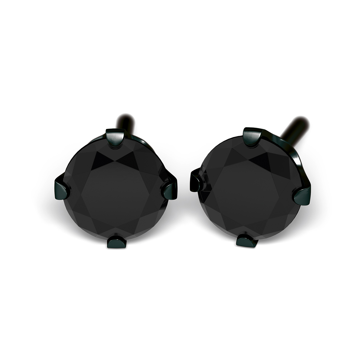 27517_160 System 75 Erstohrstecker schwarz