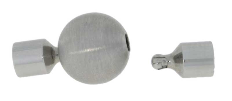 Ball clasp with click mechanics Ball clasp with click mechanics