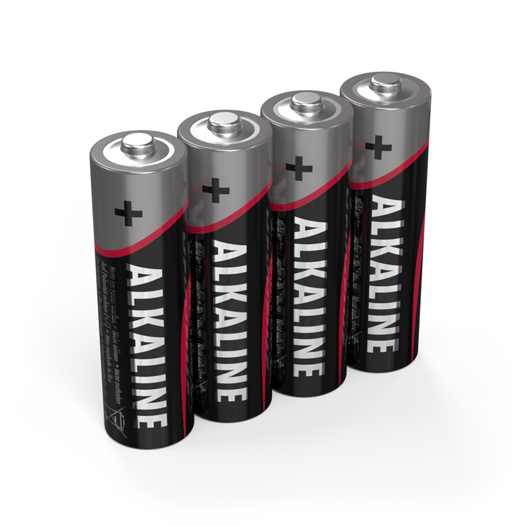 ANSMANN batterie alcaline stilo LR06, AA, blister da 4 pezzi