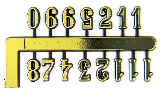 Serie di numeri per orologi Serie di numeri per orologi