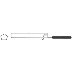 Bergeon reamer with handle Ø 2,20 mm Bergeon reamer with handle Ø 2,20 mm
