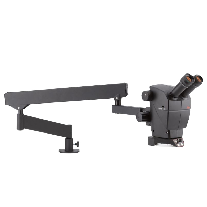 Leica Stereomikroskop A60 F mit Ringlicht und Flexarm-Stativ