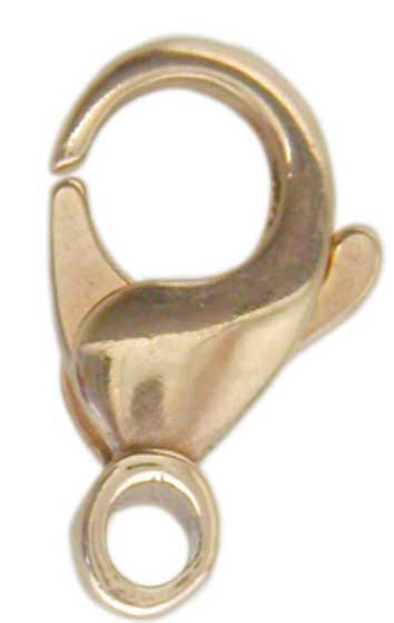 Jewel clasp 11 mm bellied shape casted Jewel clasp 11 mm bellied shape casted