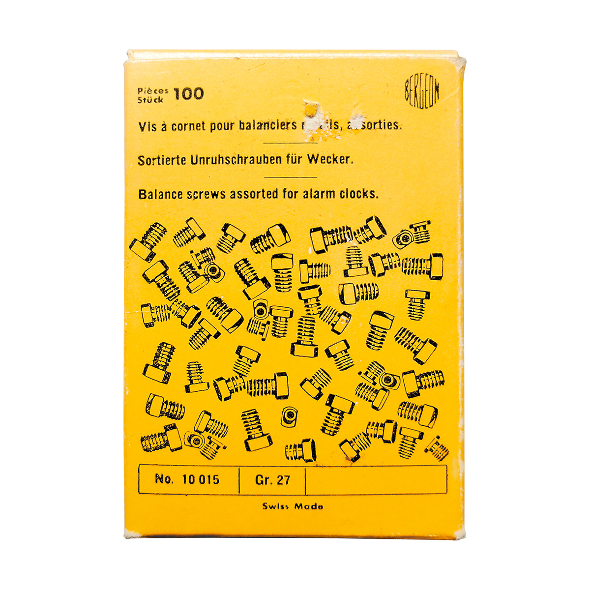 10015_BG Bergeon Unruhschrauben sortiert