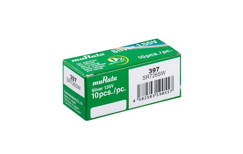 397.MU Batterie a bottone MURATA 397