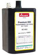 NISSEN Trockenbatterie Premium 4R25