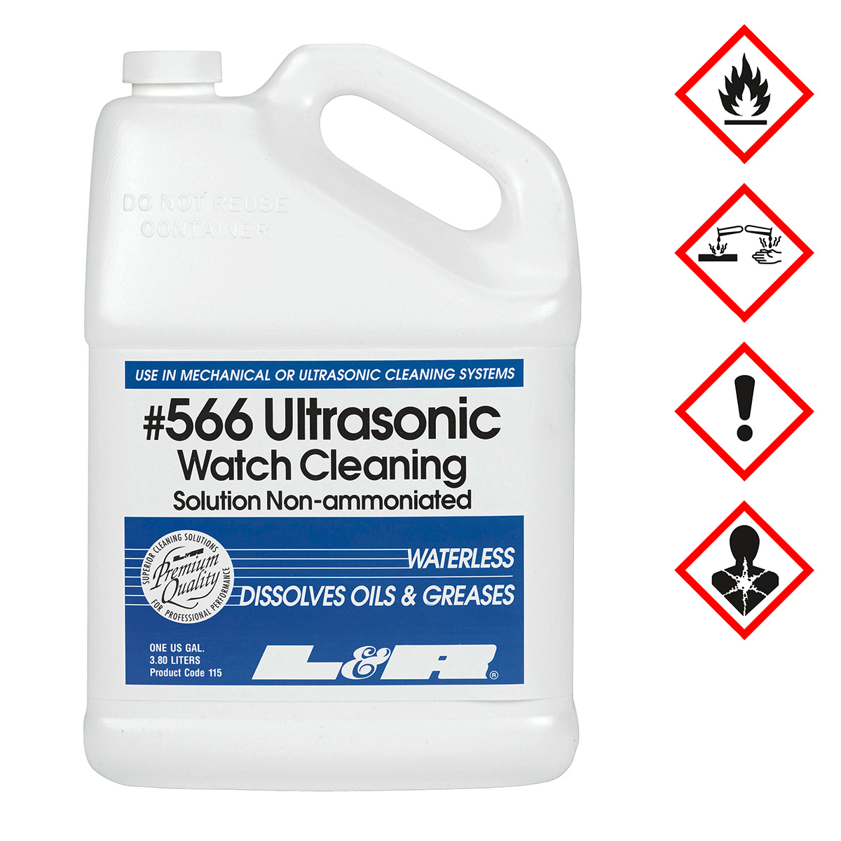 5308_566_Gefahr Liquido di lavaggio L&R # 566 per vasche ultrasuoni